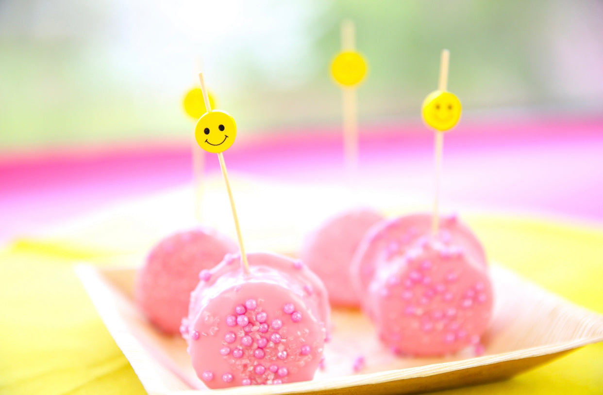 Glutenvrije roze cakepops!