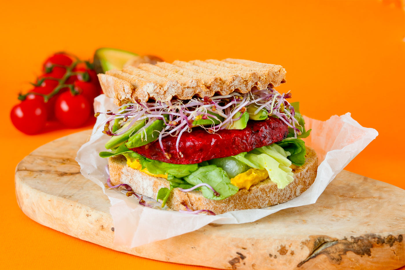 Glutenvrije bietenburgers met YAM desem