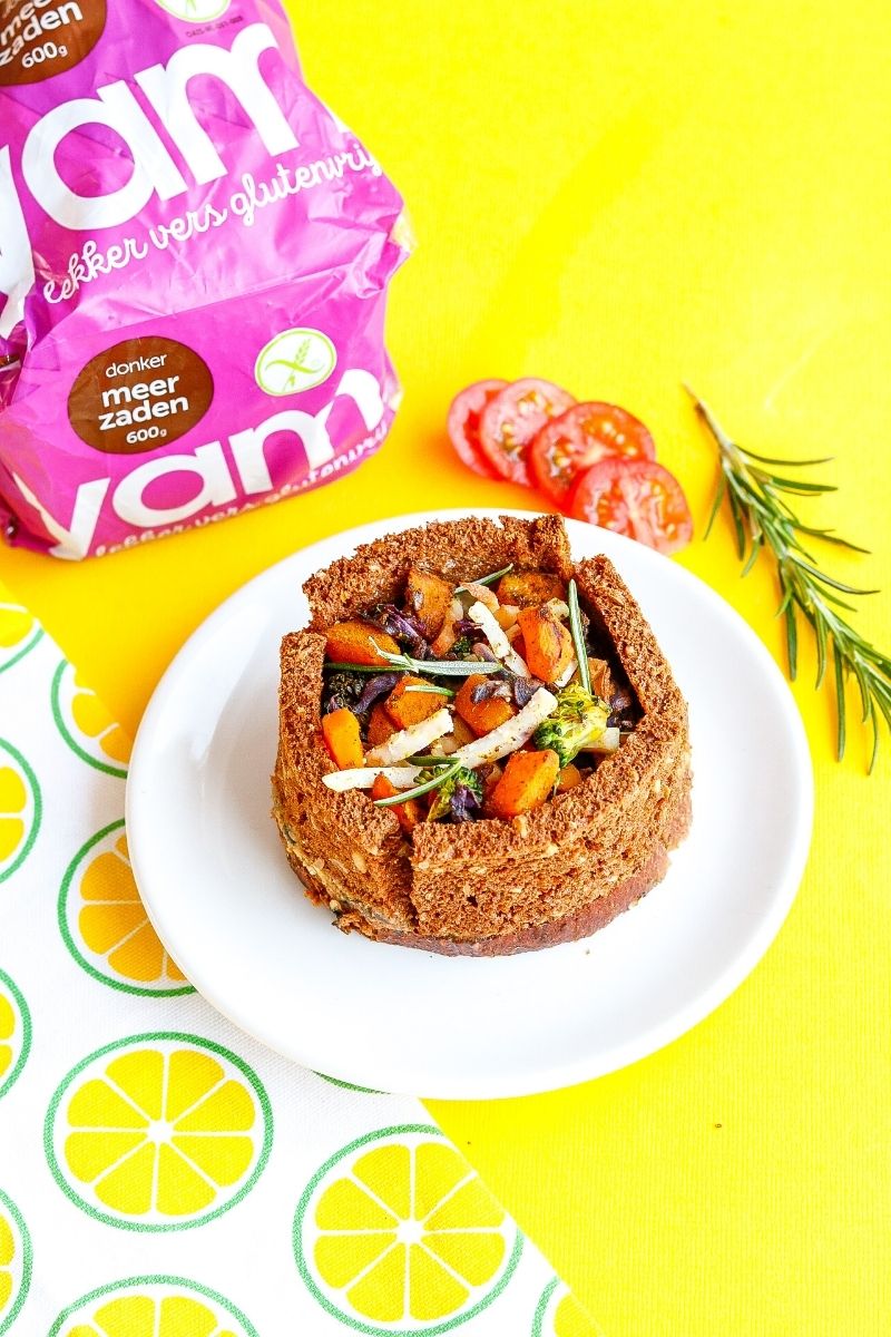 Glutenvrije hartige taart