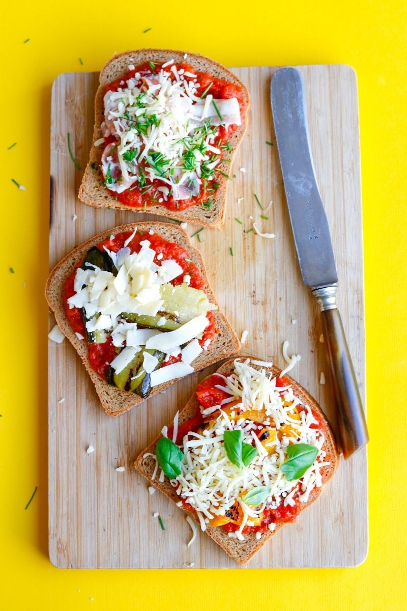 Glutenvrije pizzabroodjes