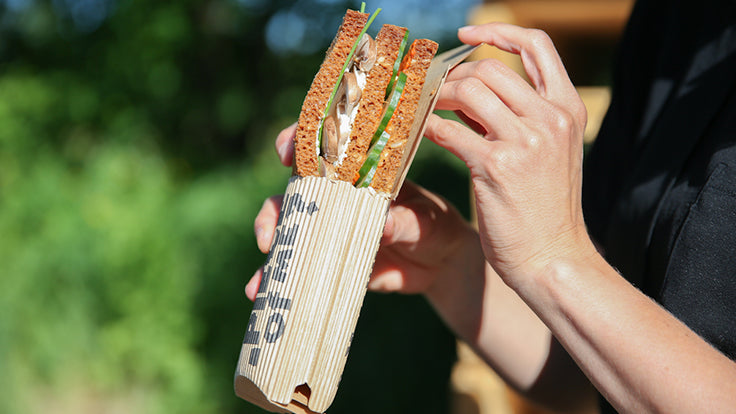 Frisse komkommer sandwich