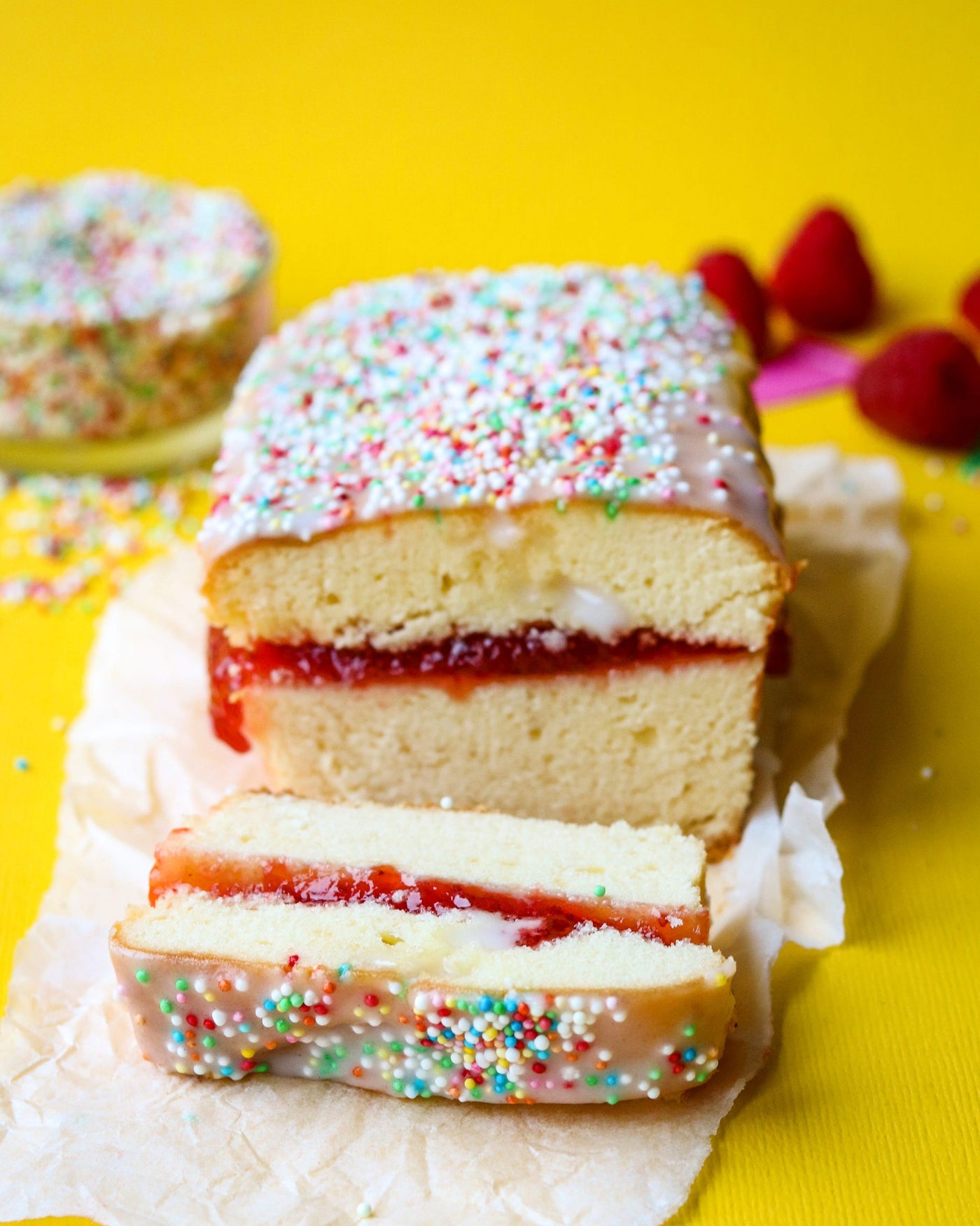 Glutenvrije confetti cake