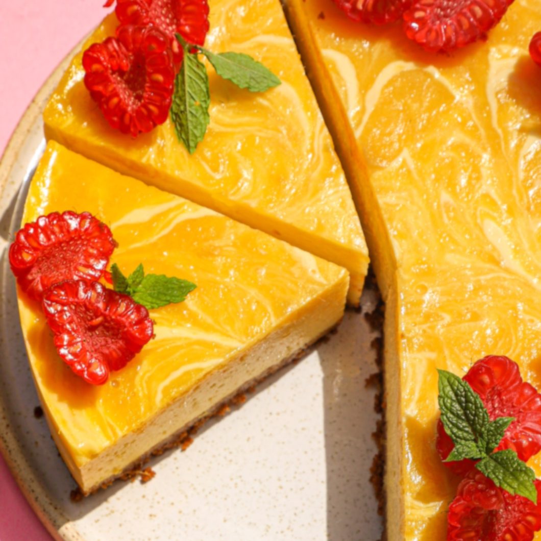 Mango taart