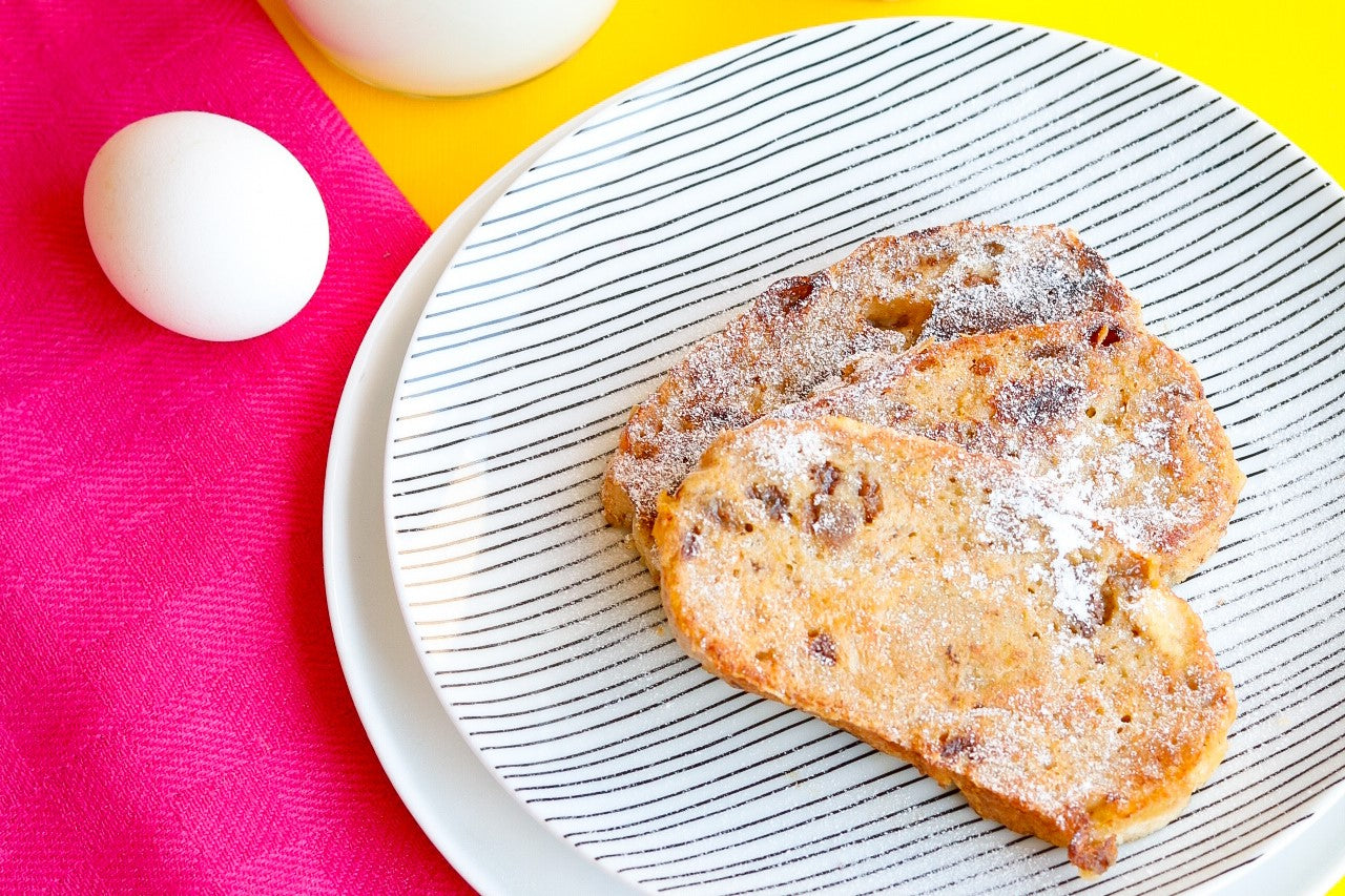 Glutenvrije wentelteefjes van YAM feestbrood